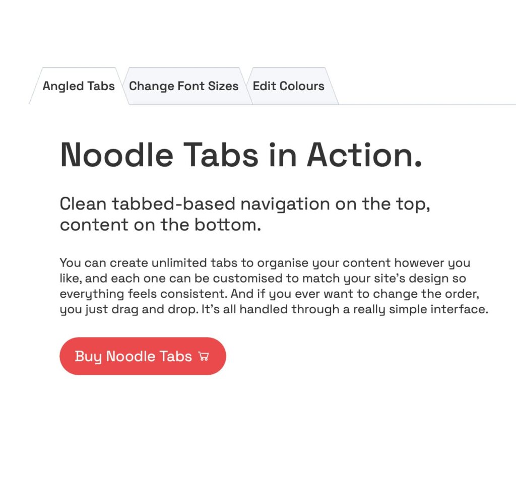 Angled Tabs